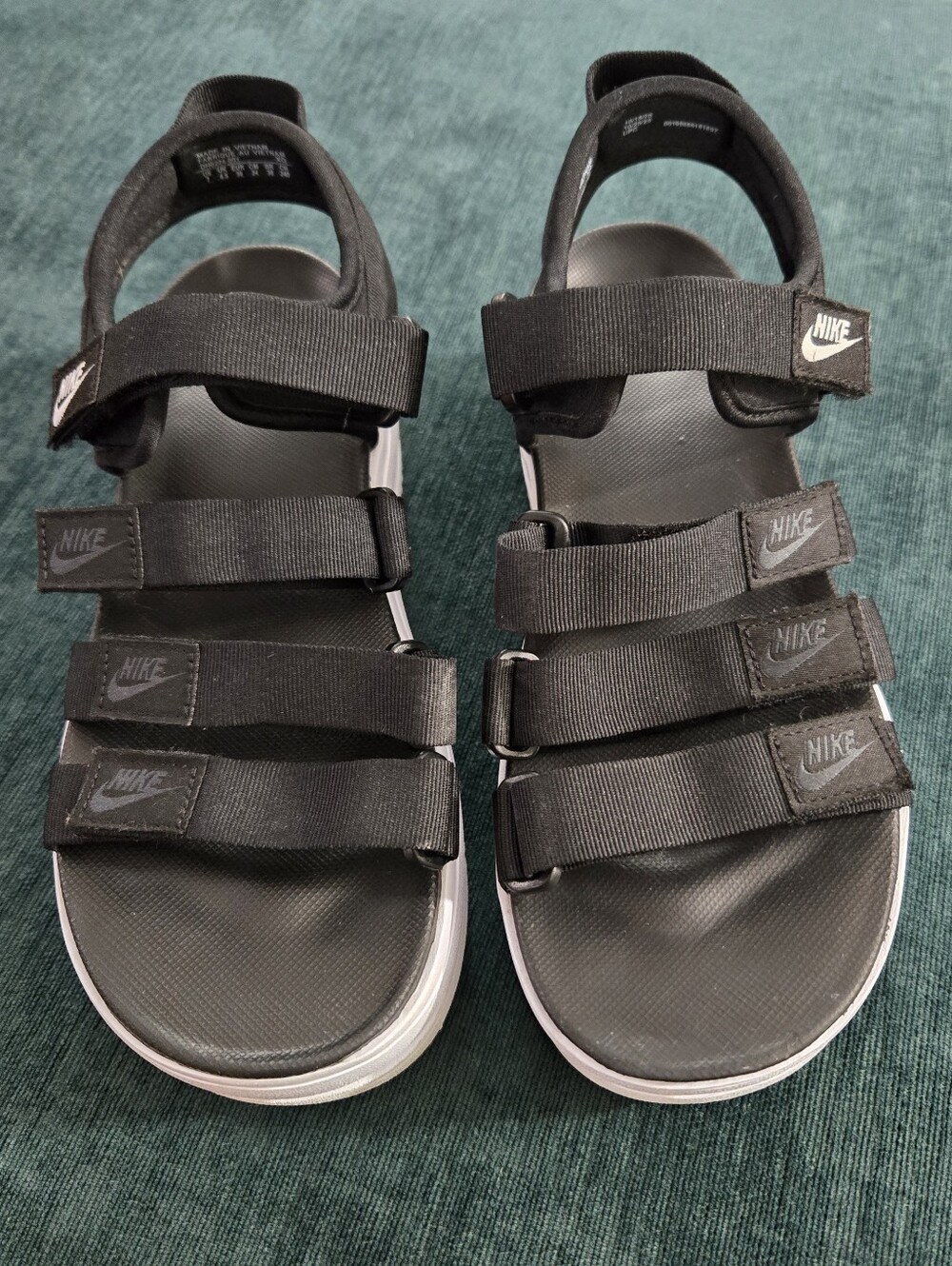 Women's Nike Black Icon Classic Platform Sandels